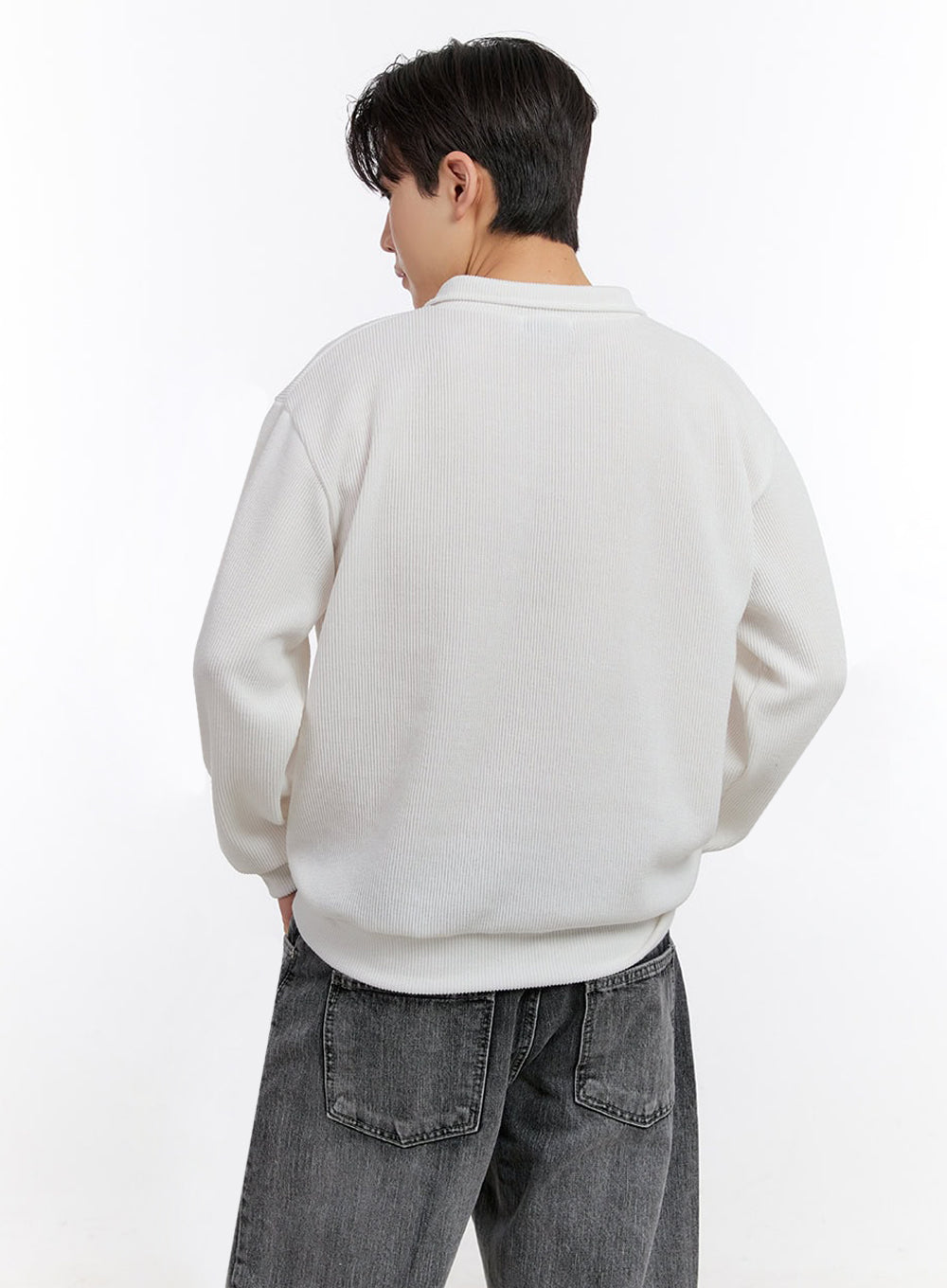 Men's Essential Collared Sweatshirt IM525