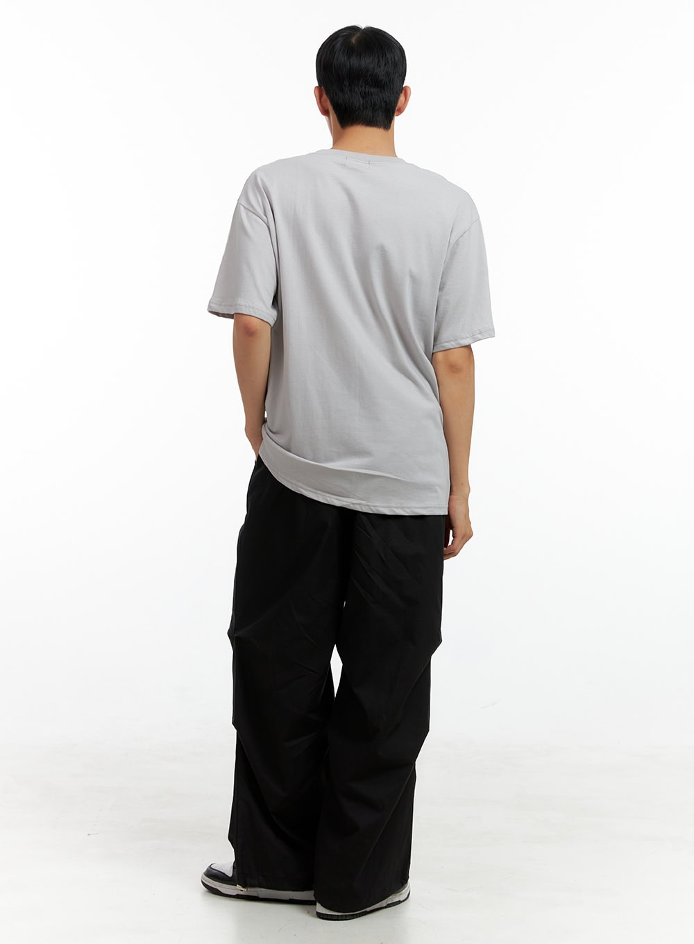 Men's Pintuck Banded Cotton Pants CL429