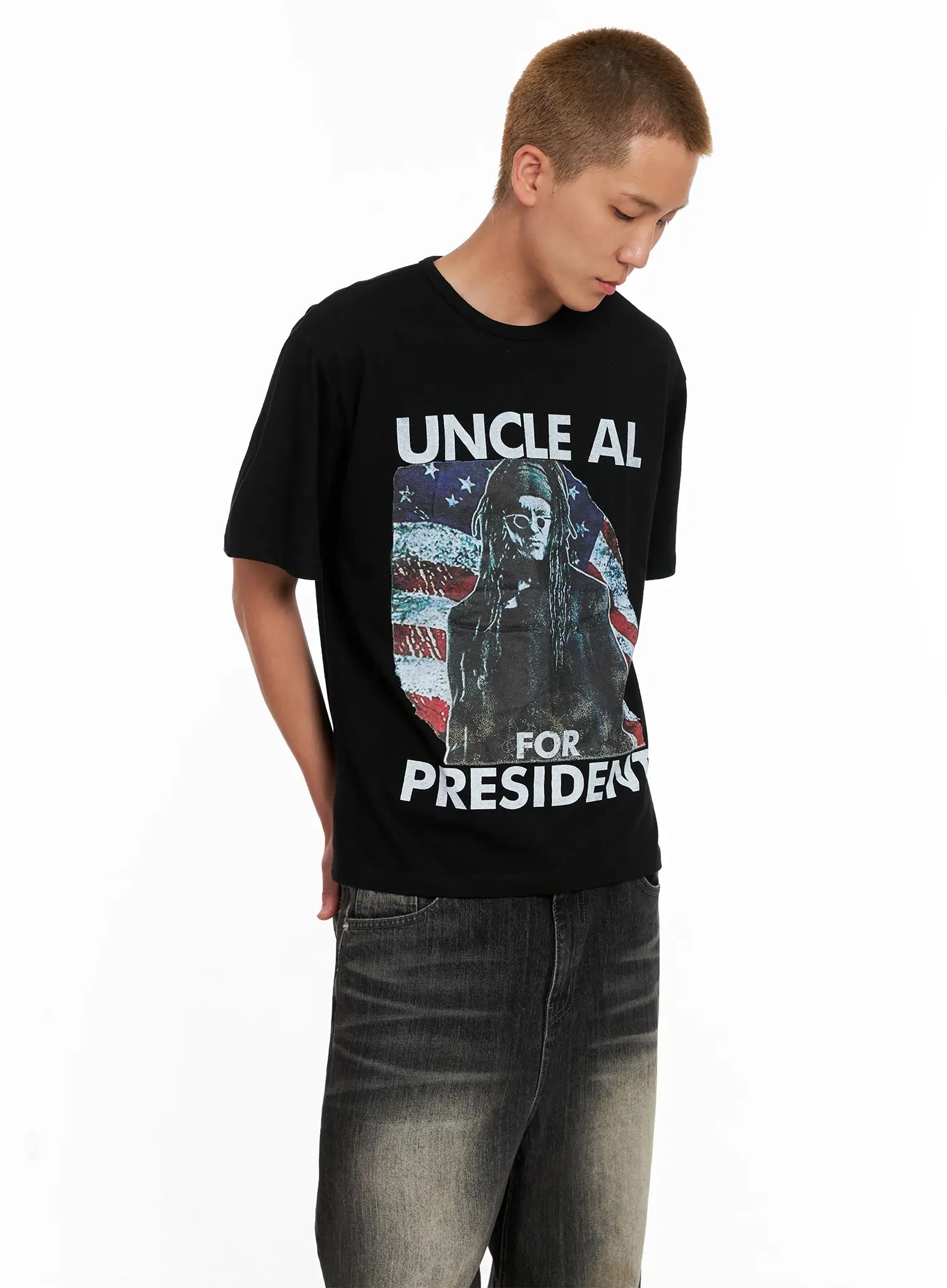 Men's Graphic Cotton Tee IL521