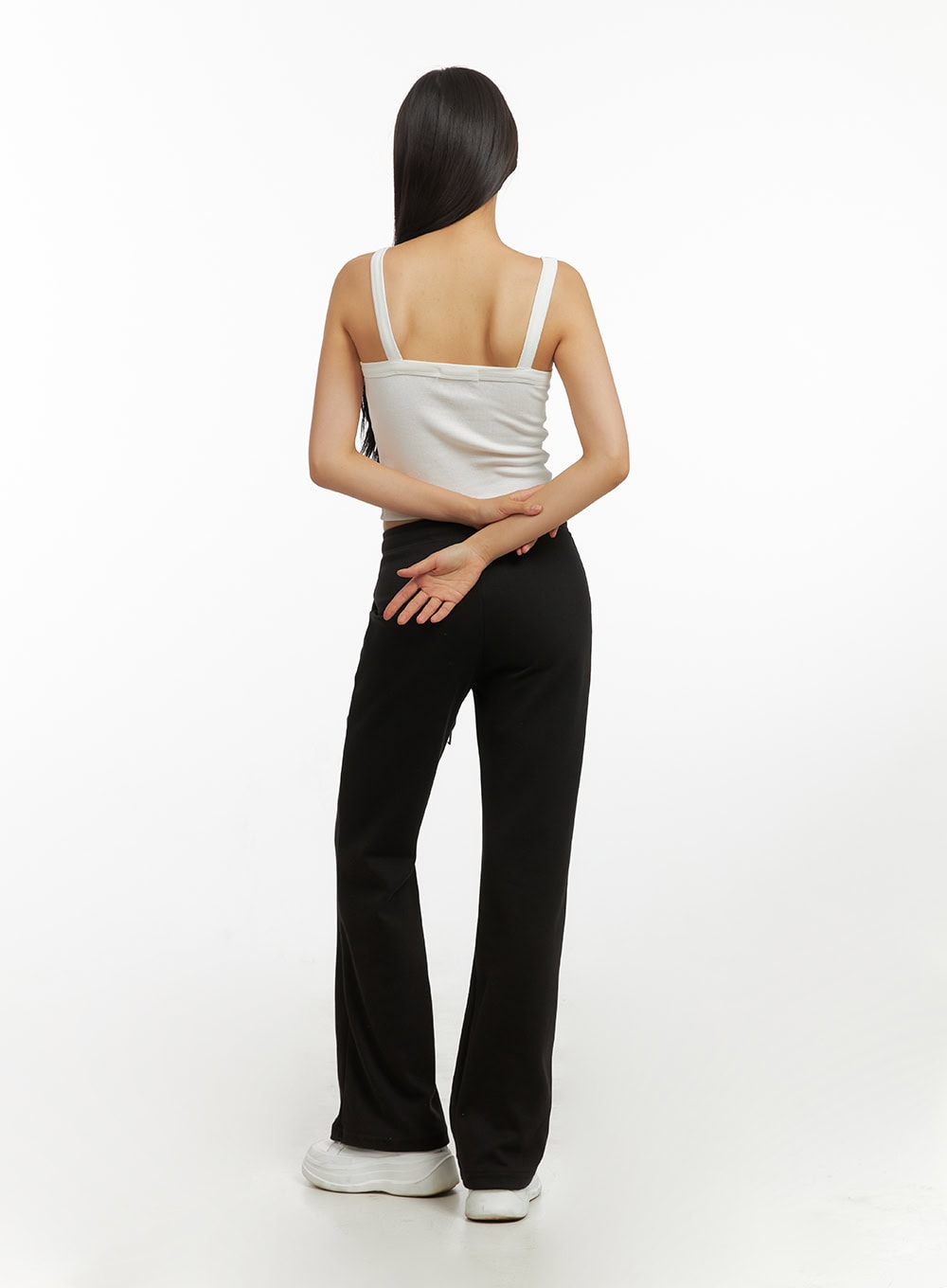 Buckle Strap Crop Sleeveless Top IY422