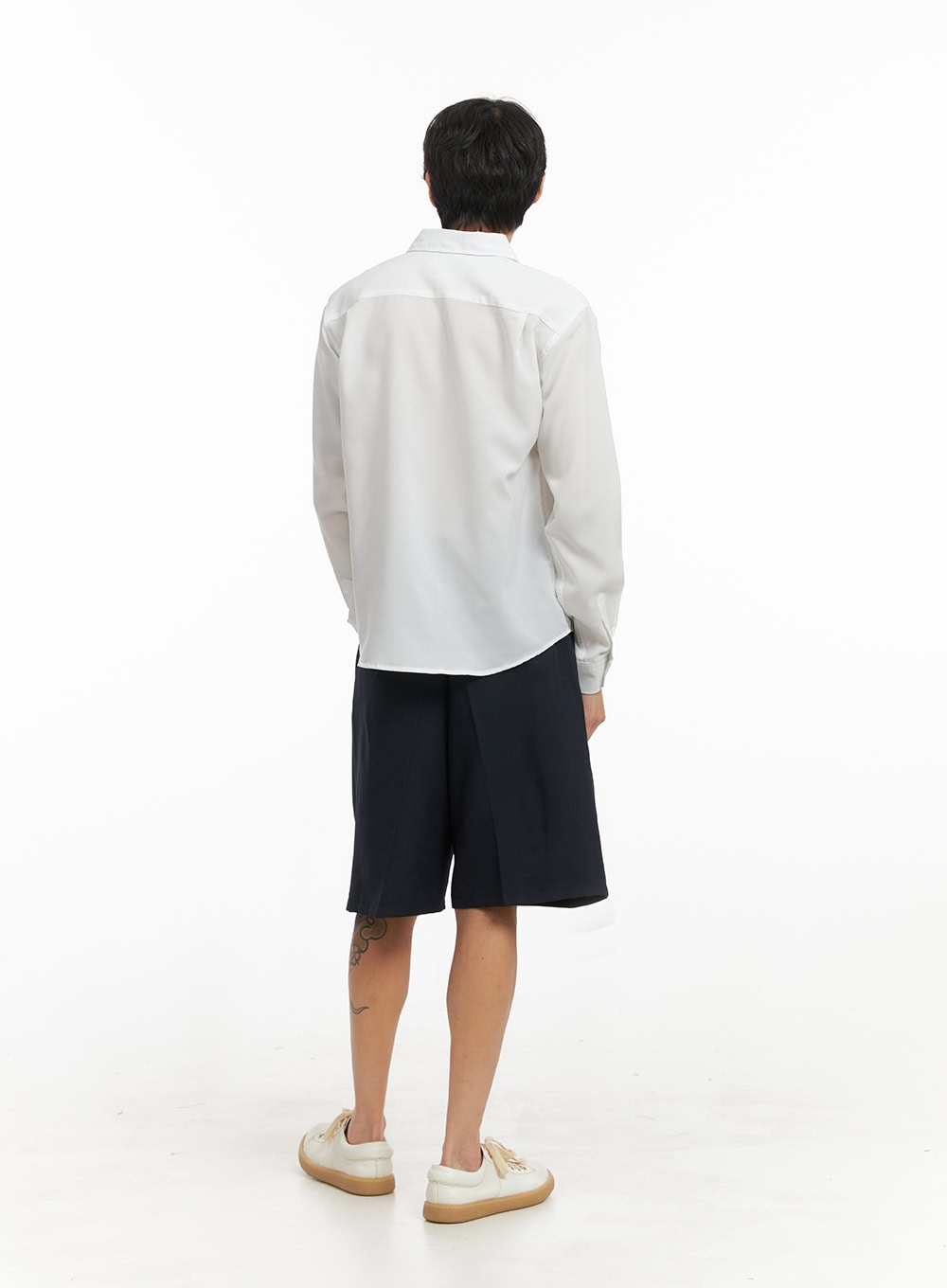 Men's Collared Long Sleeve Shirt IY416