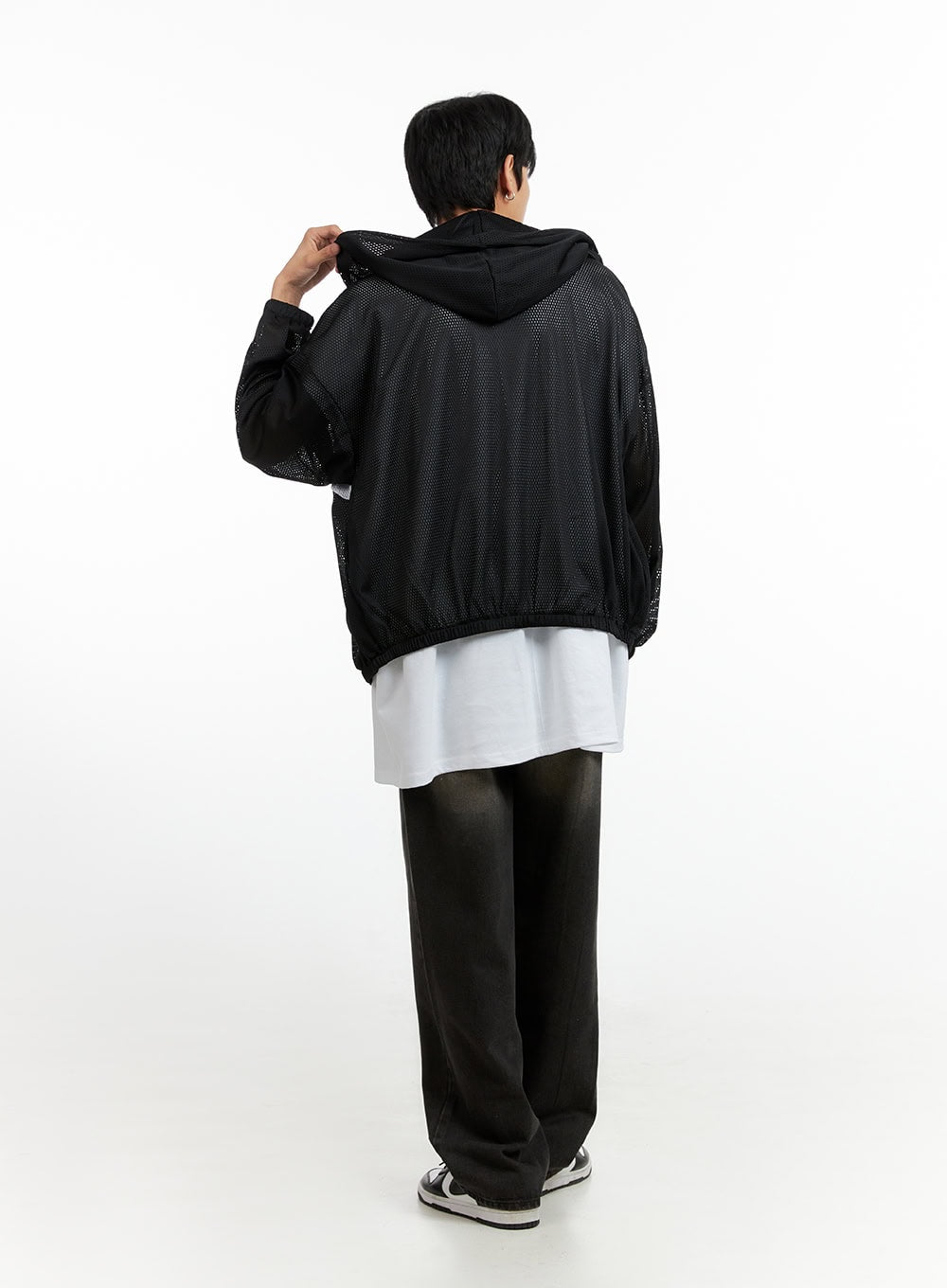 Men's Mesh Hoodie Jacket IG402