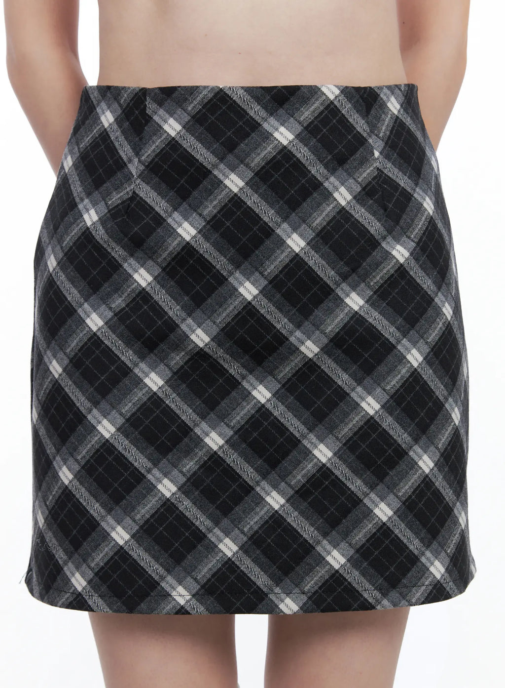 Plaid A-Line Mini Skirt CO506