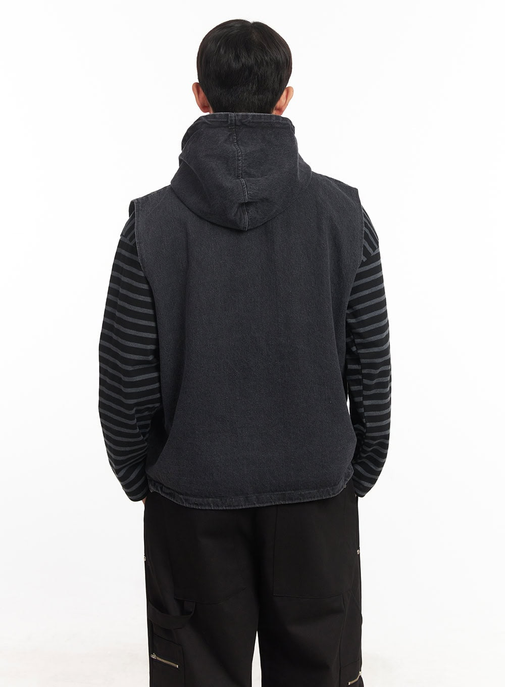 Men's Urban Denim Hooded Vest IM528