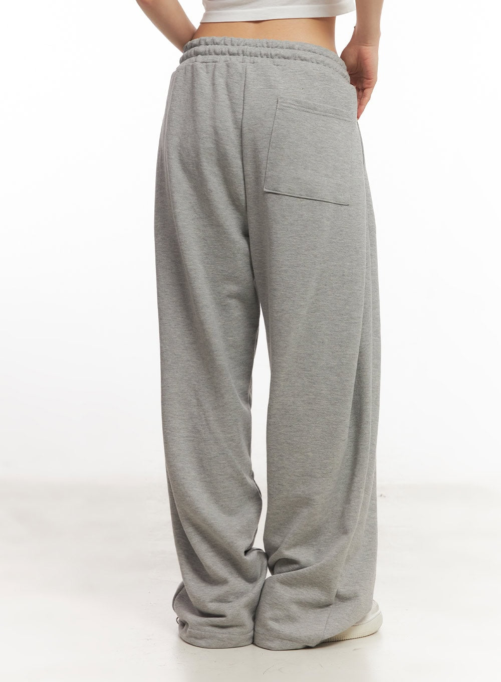 Pintuck Wide-Leg Sweatpants CA504