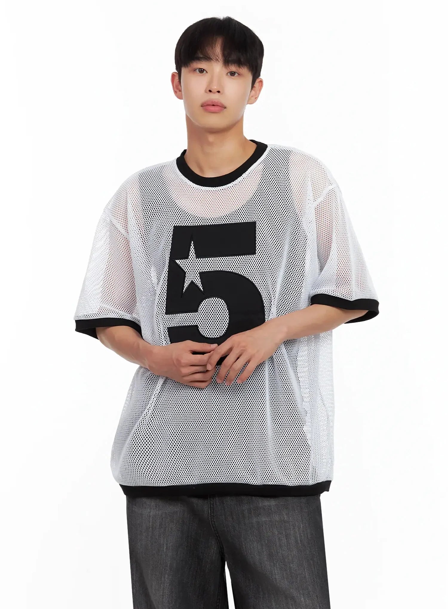 Men's Mesh Star Jersey Tee IL516