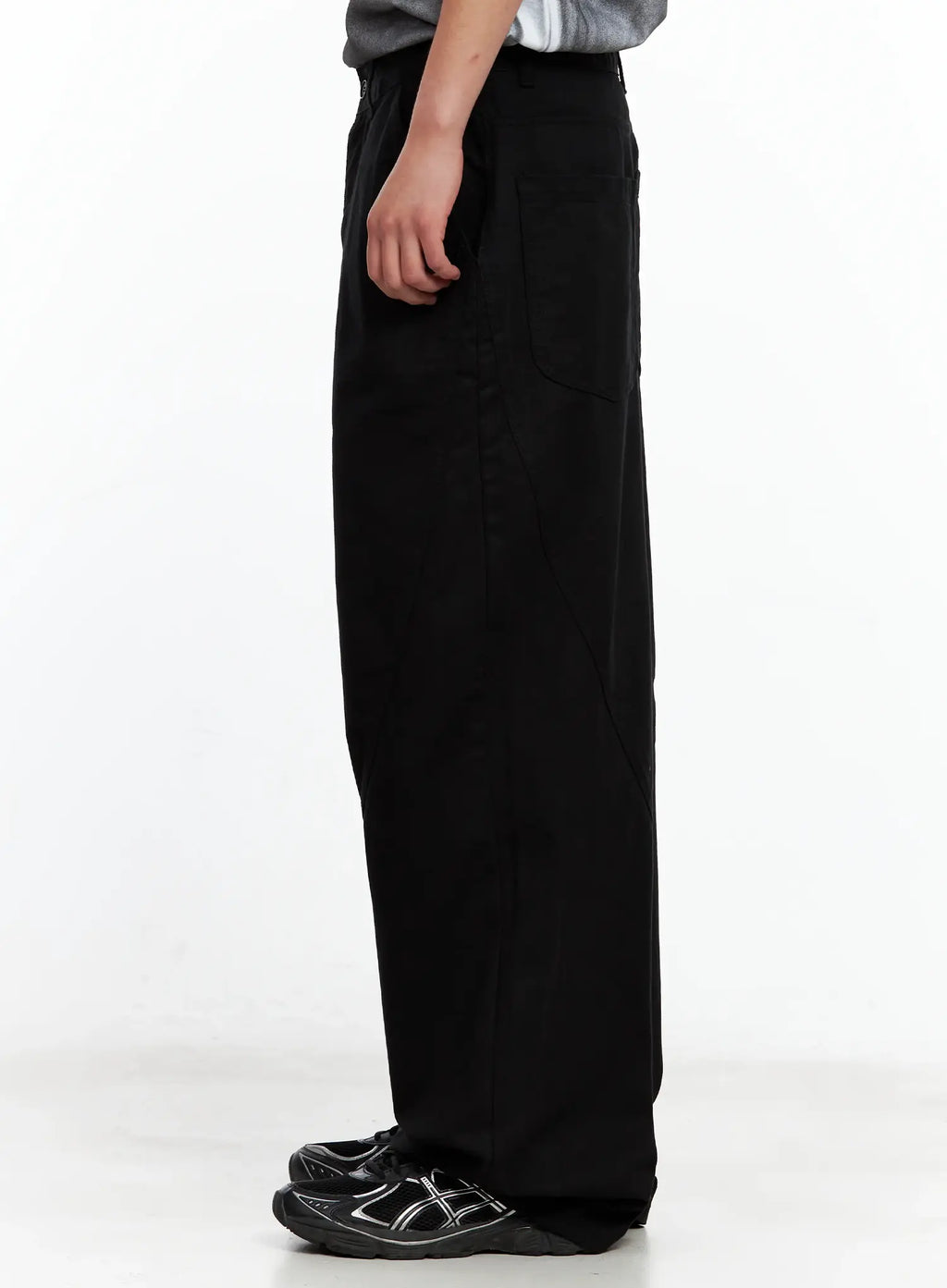 Men's Wide-Leg Cotton Pants IL511