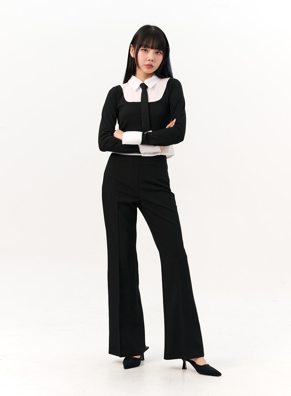 Flared Tailored Pants IO317