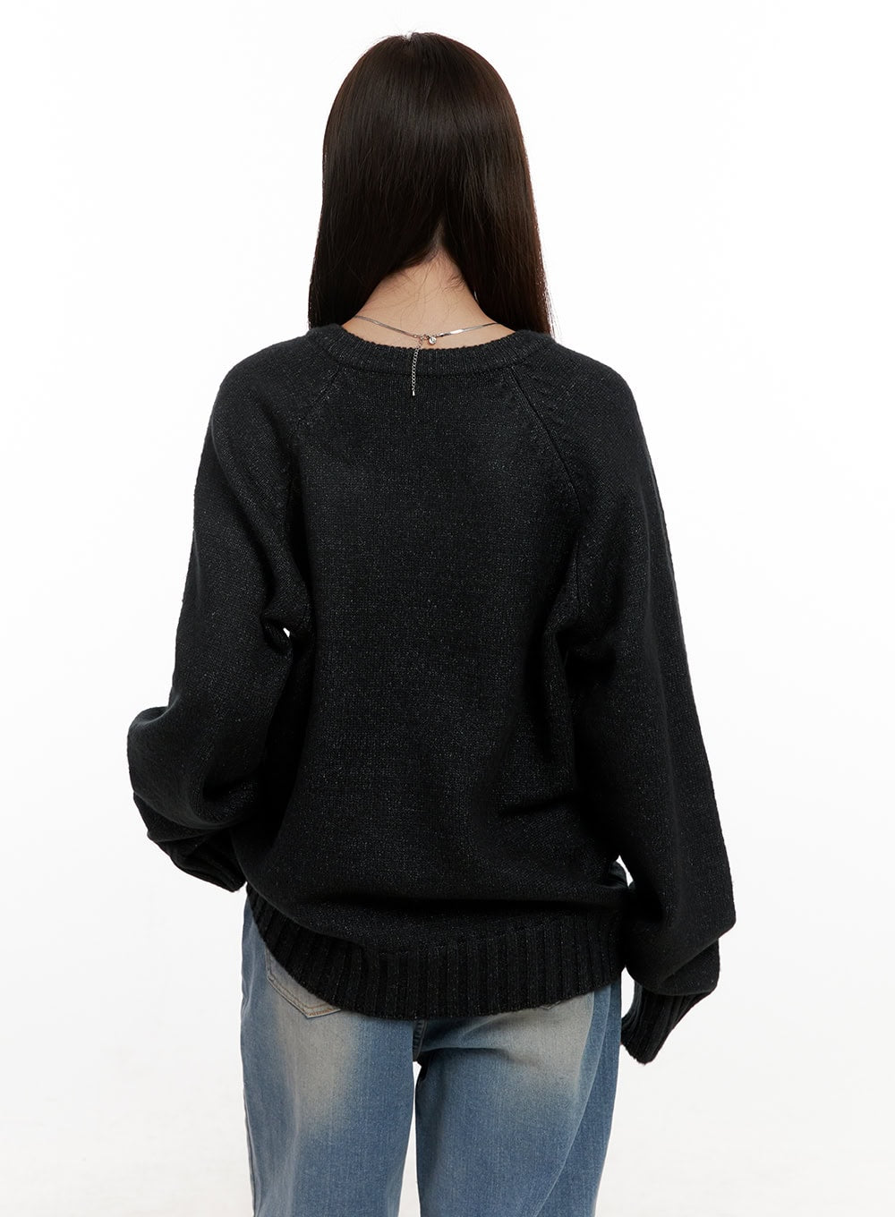 Oversized V-Neck Sweater ON422