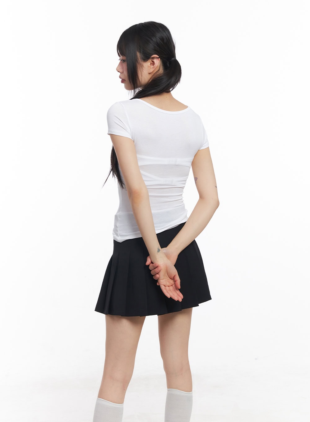 Essential Slim-Fit Crop Tee CY514