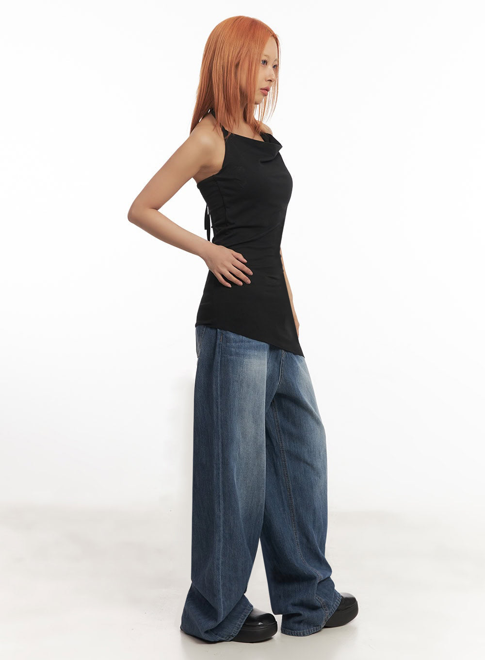 Sable Baggy Bootcut Jeans IA517