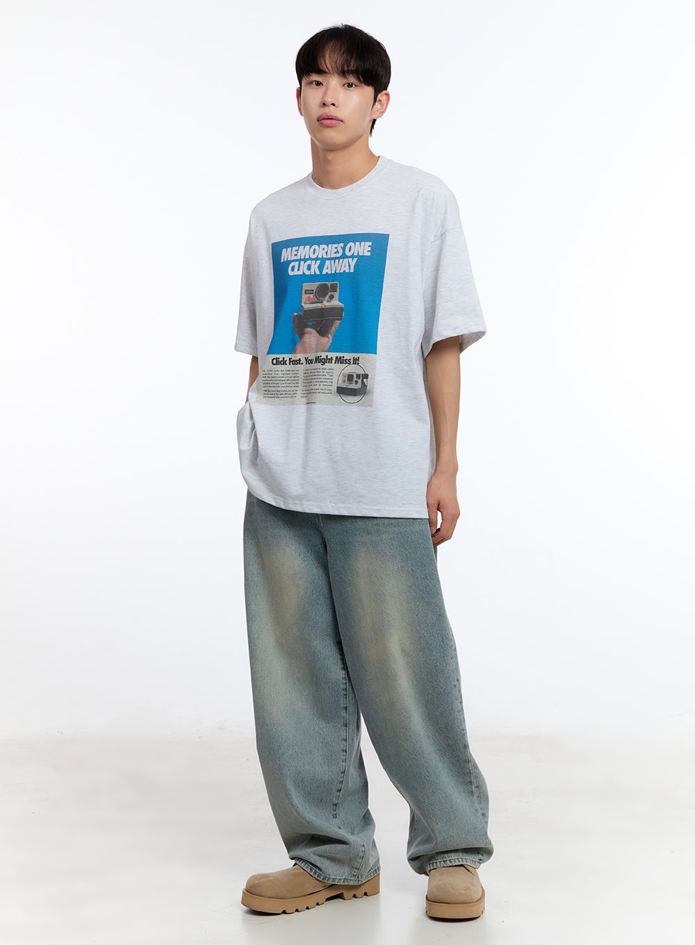 Men's Camera Graphic T-Shirt IY529