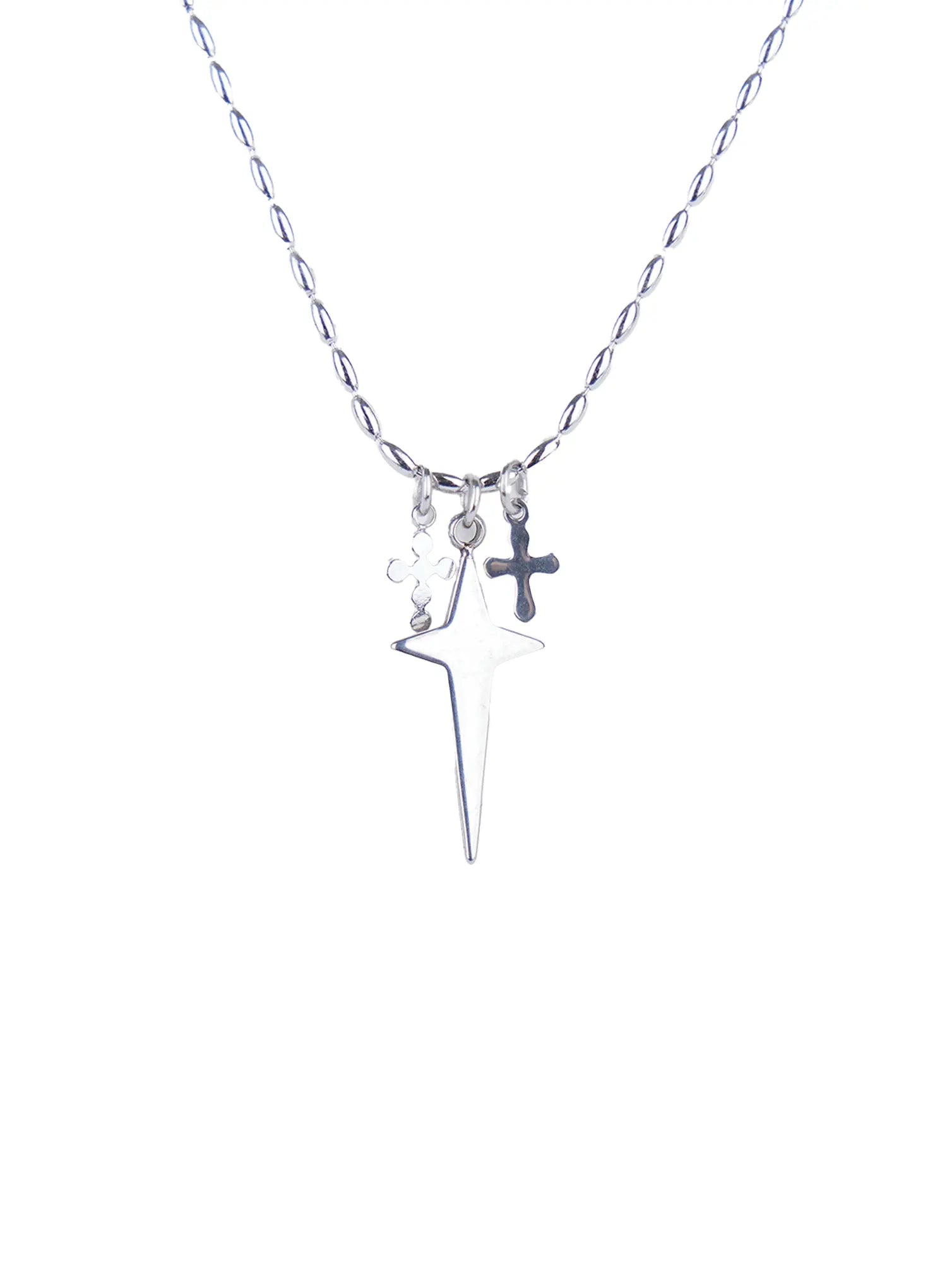 Multi-Cross Pendant Necklace CL522