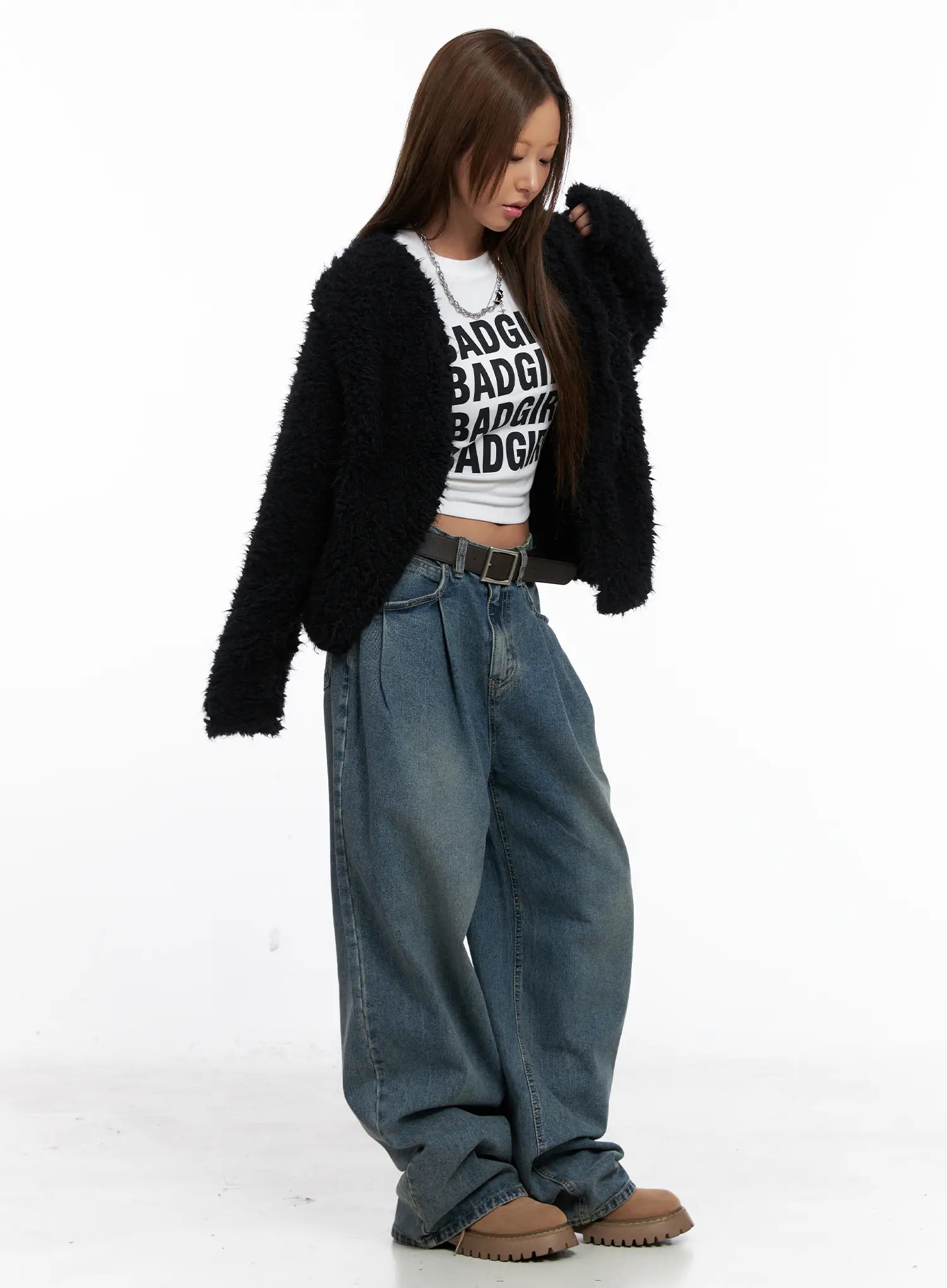 Cozy Faux Fur Cardigan CS524