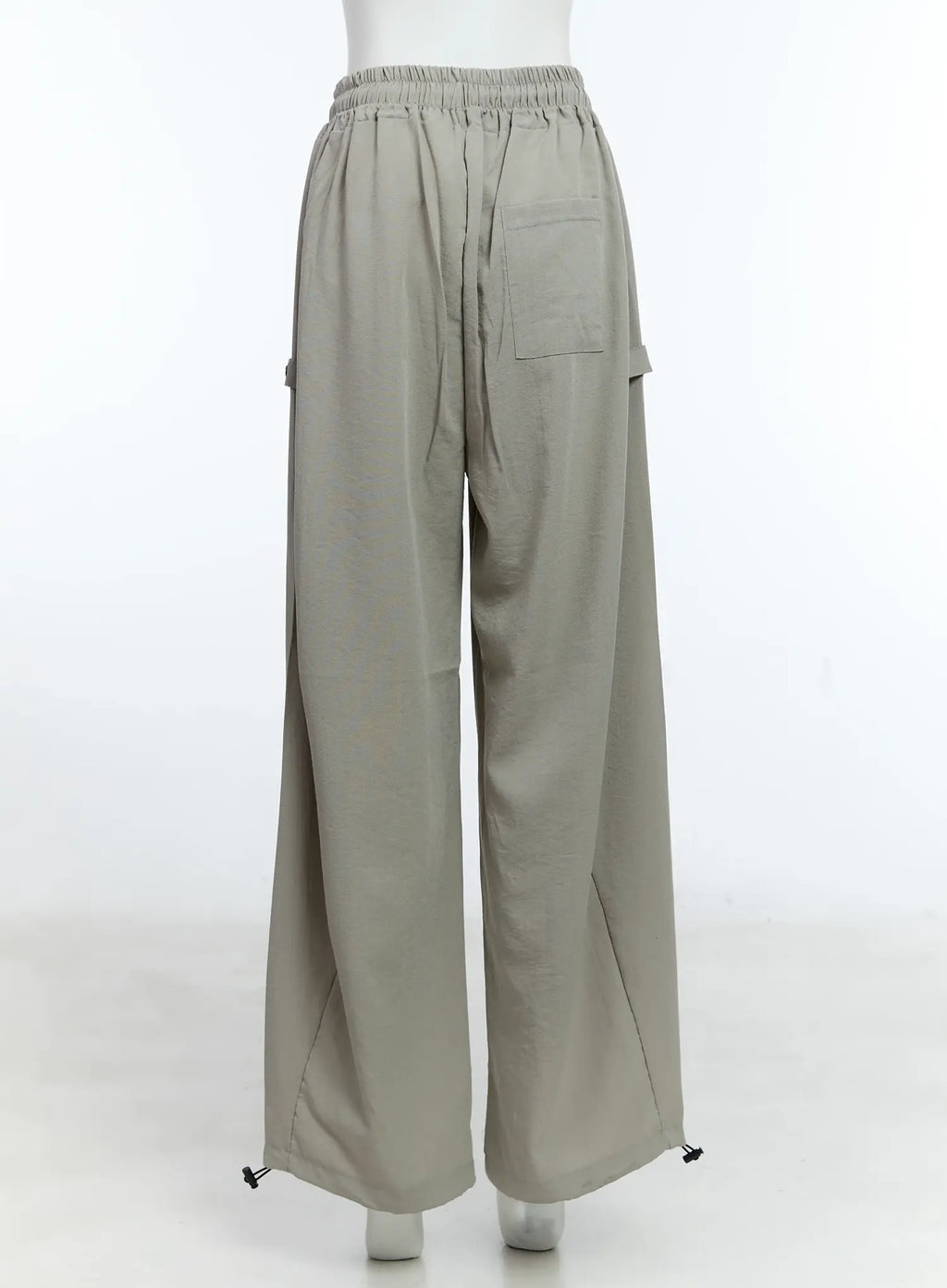 Men's Linen Wide-Leg Buttoned Pants IG512