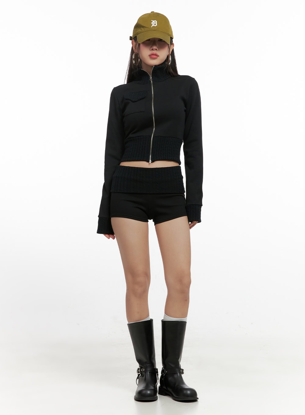 Solid Slim Fit Shorts CN415