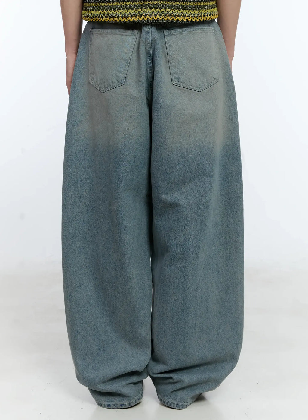 Men's Vintage Wide-Leg Jeans IG501