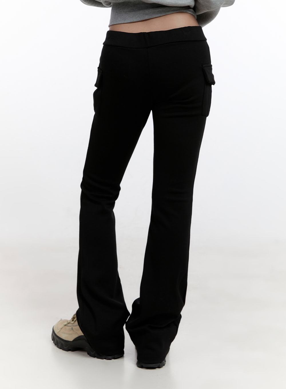 Slim Fit Low Waist Cargo Pocketed Pants CN425