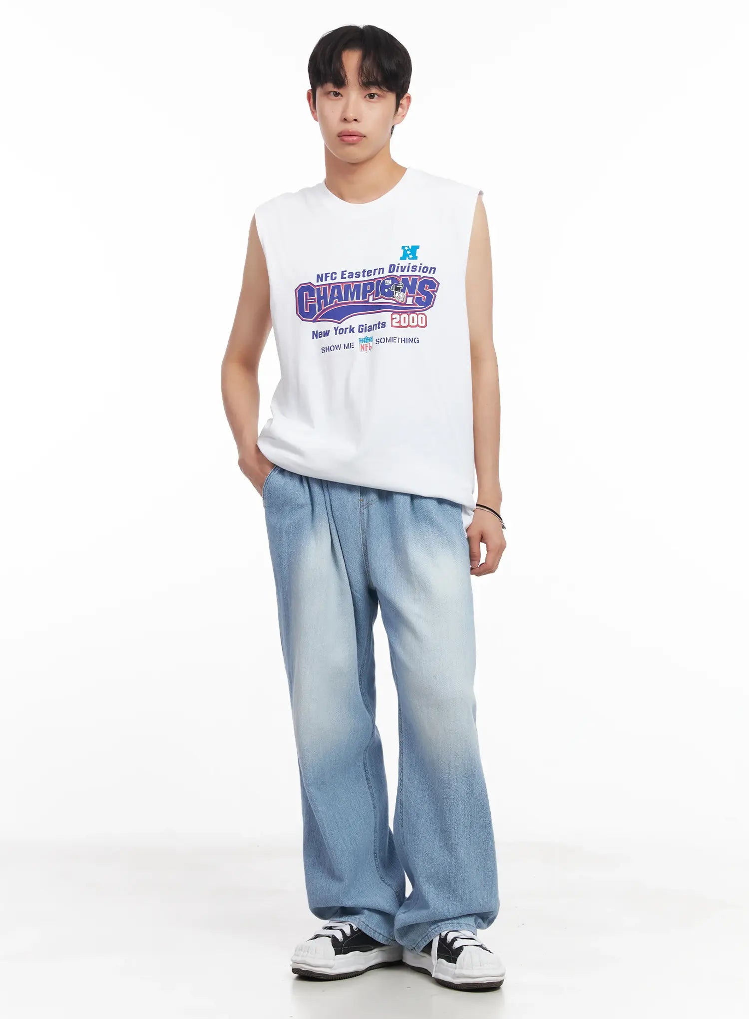 Men's Graphic Sleeveless Shirt IU519