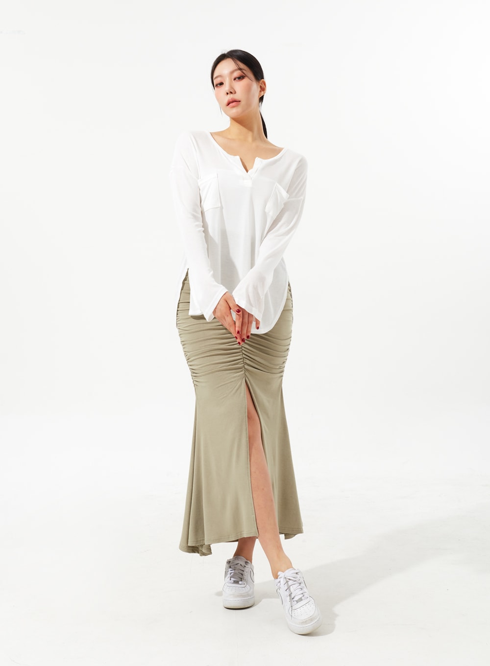 Twin Pocket Oversized Top IM322