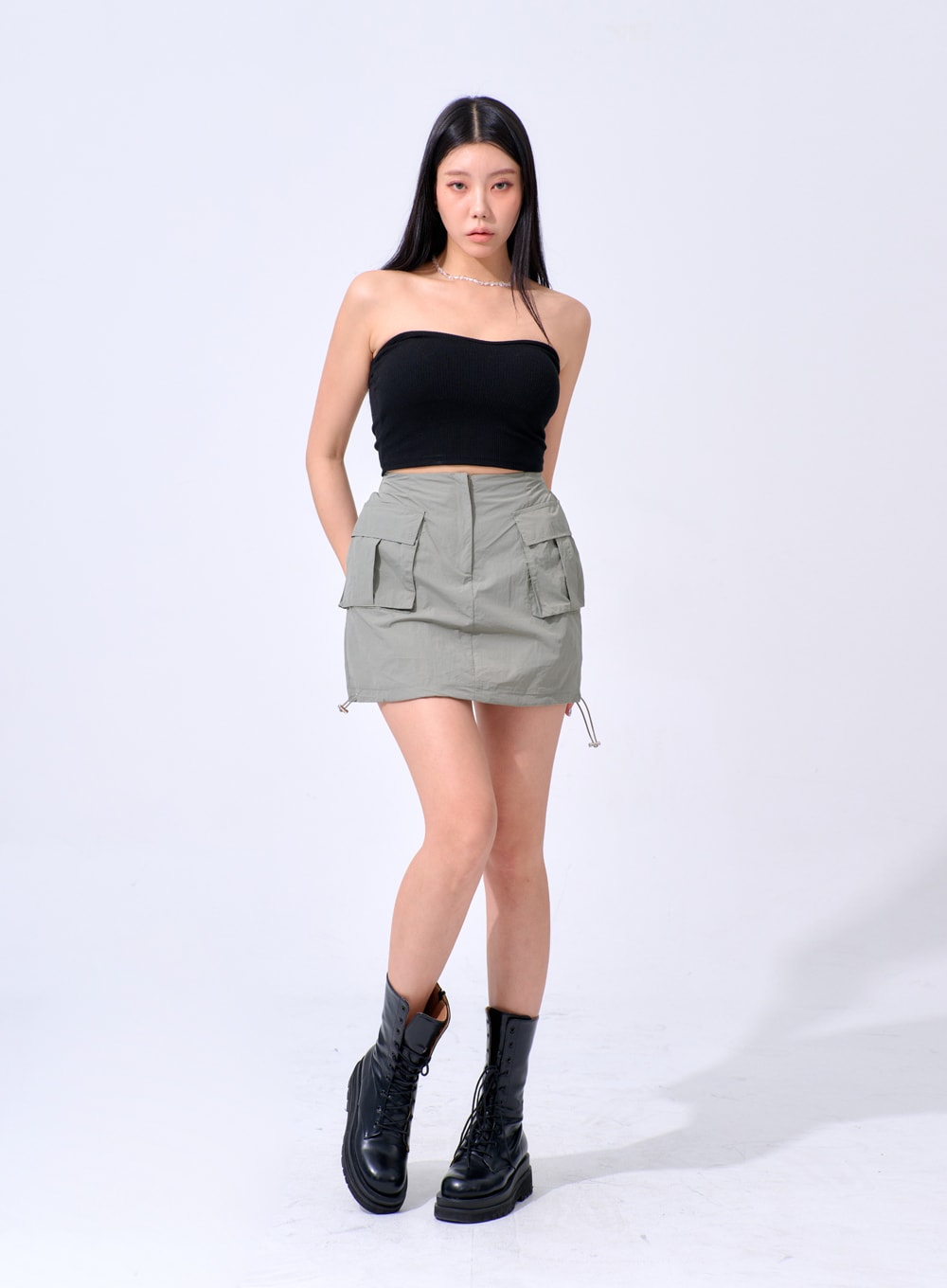 Heart Neck Tube Top IA327