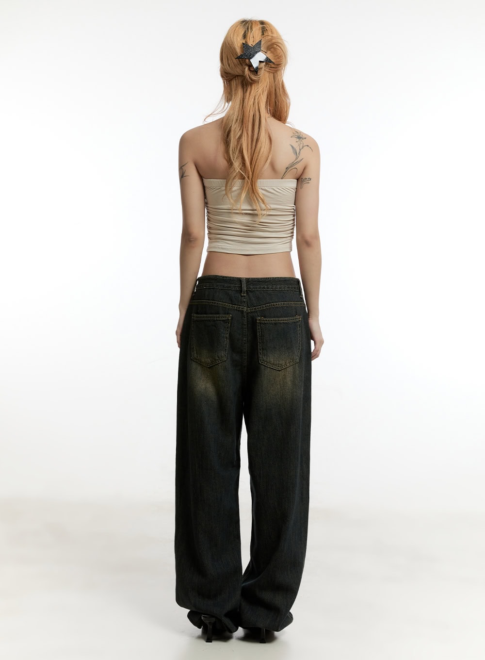 Shirred Detail Top CY506