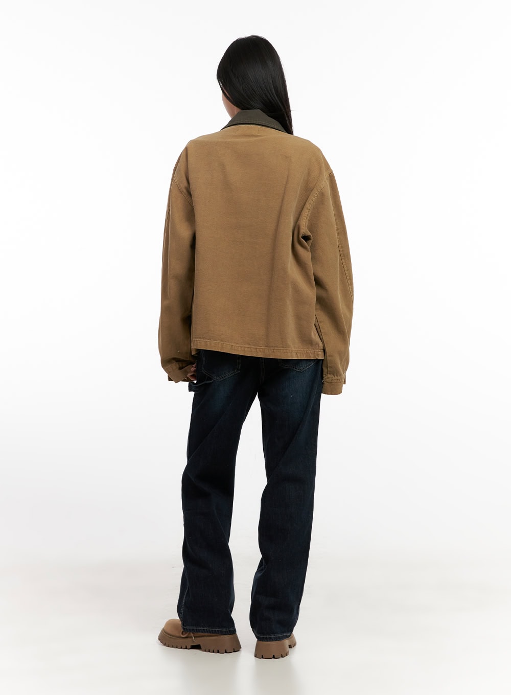 Patch Detail Collar Jacket CN416