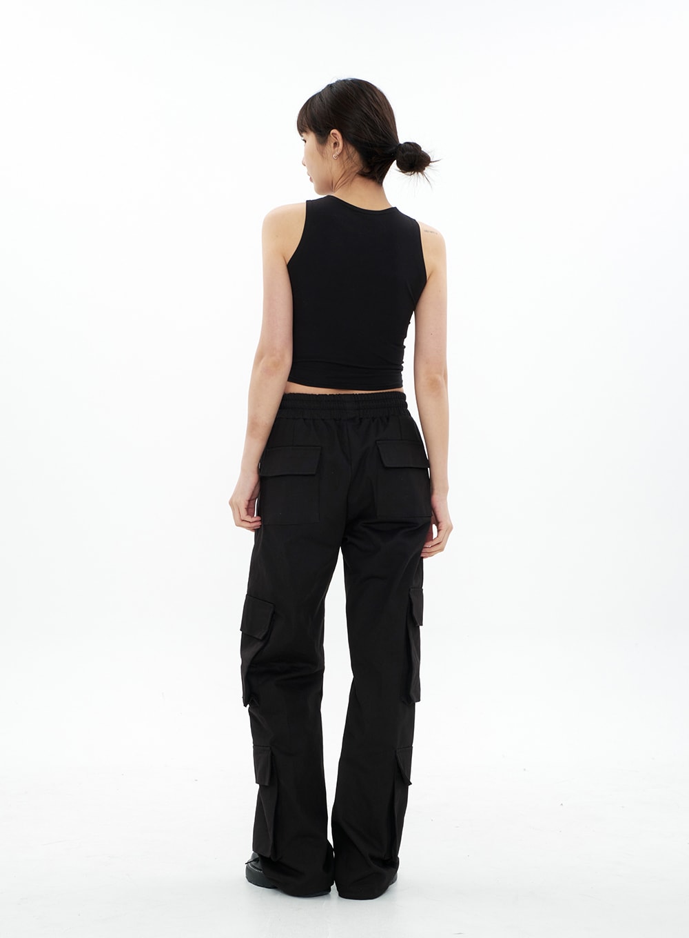 Round Neck Cropped Tank Top CA05