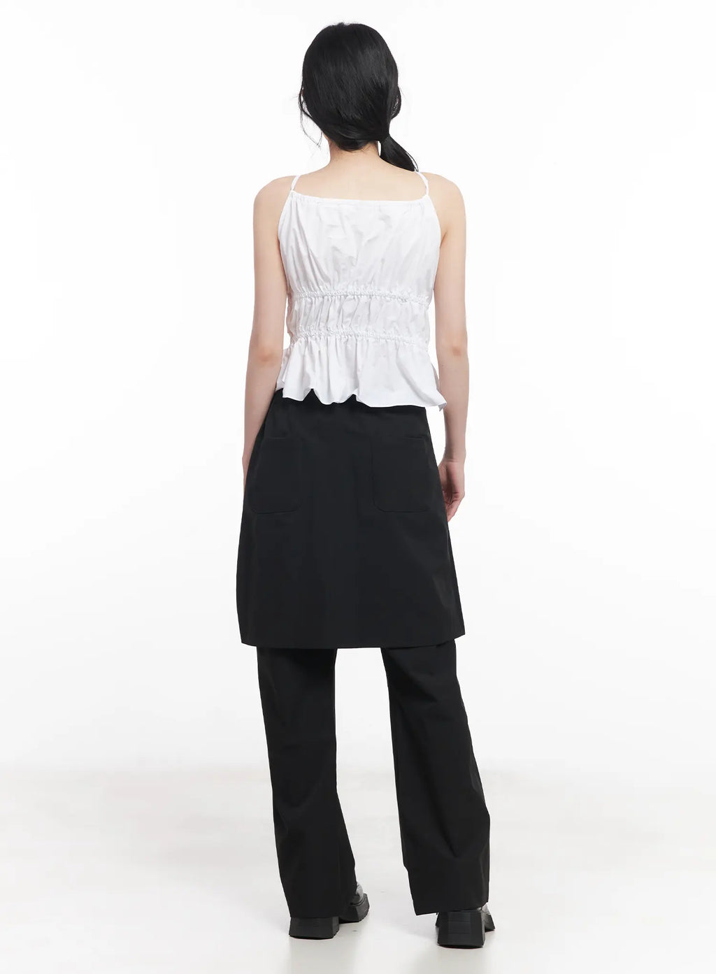 Shirred Halter-Neck Blouse CU510