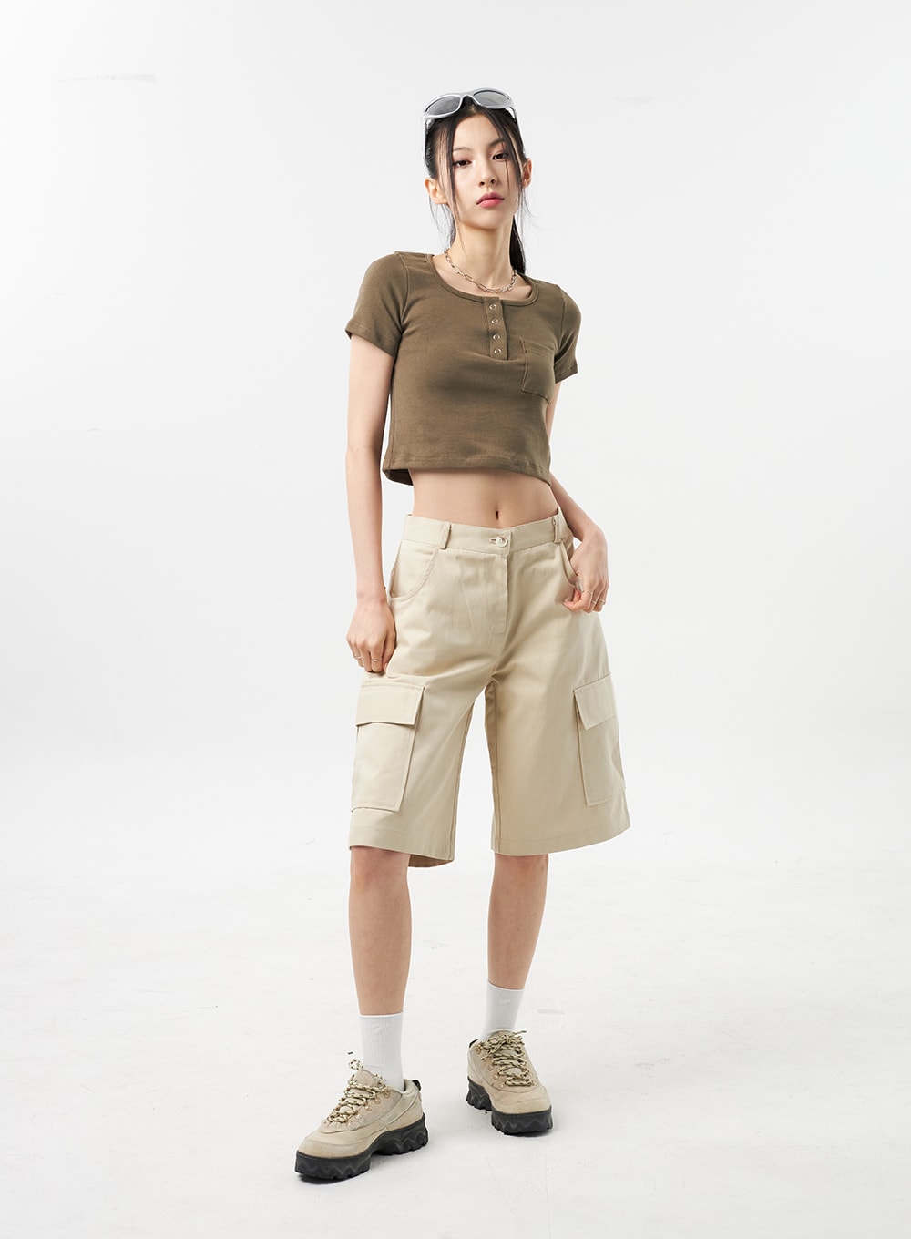 Snap Button Tee CU312