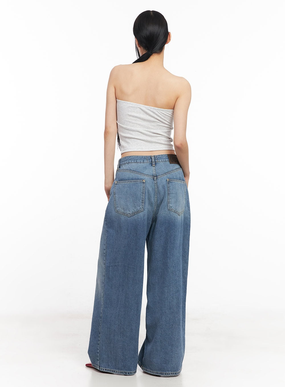 Shirring Padded Tube Top CY528