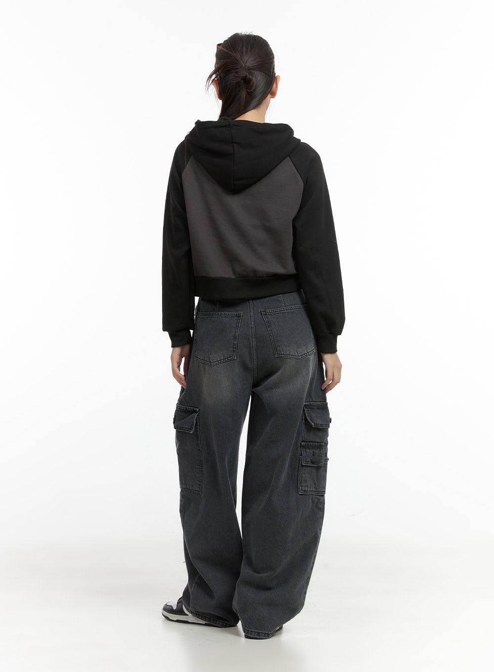 Lettered Zip Up Hoodie CO417