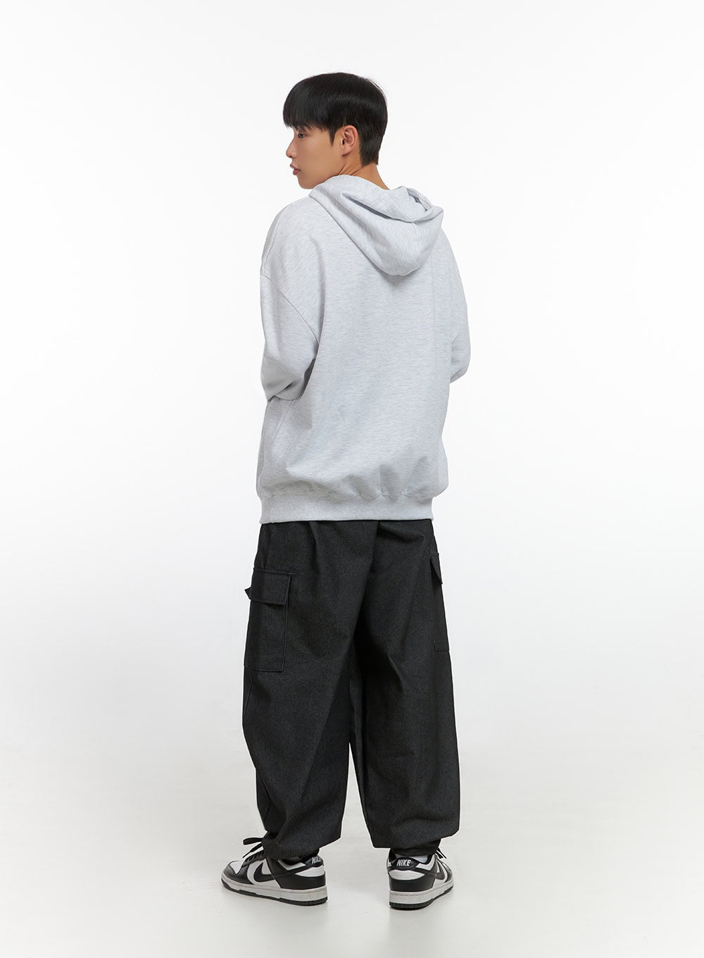 Men's Loose Fit Graphic Hoodie IO420