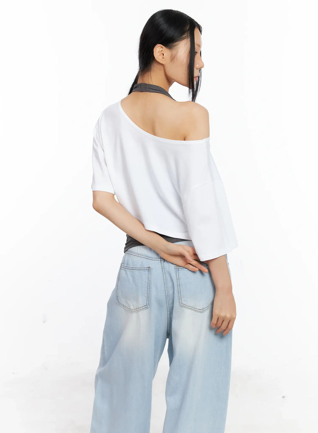 Striped Layered Tank and Tee Set CL529