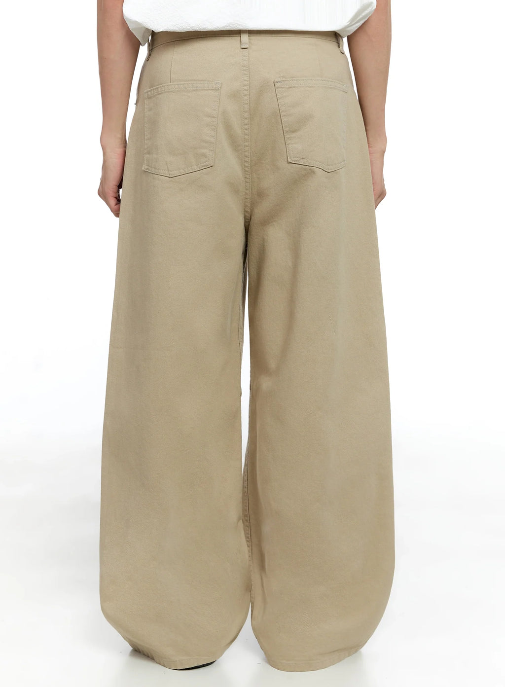 Men's Wide-Leg Cotton Pants IG520