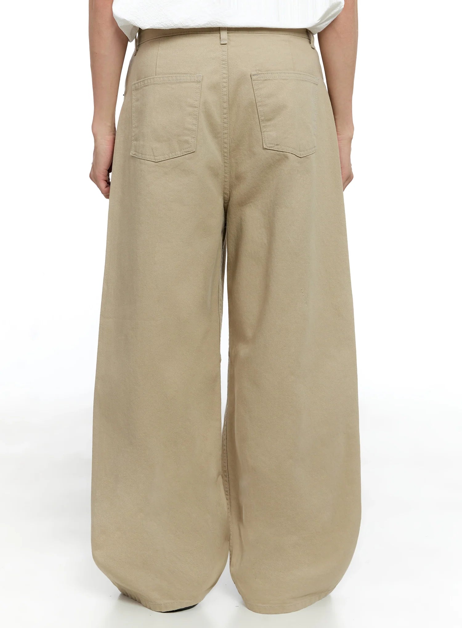 Men's Wide-Leg Cotton Pants IG520