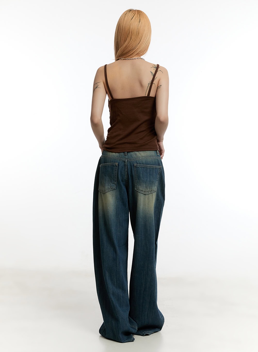 Zorina Washed Wide-Leg Jeans CY501
