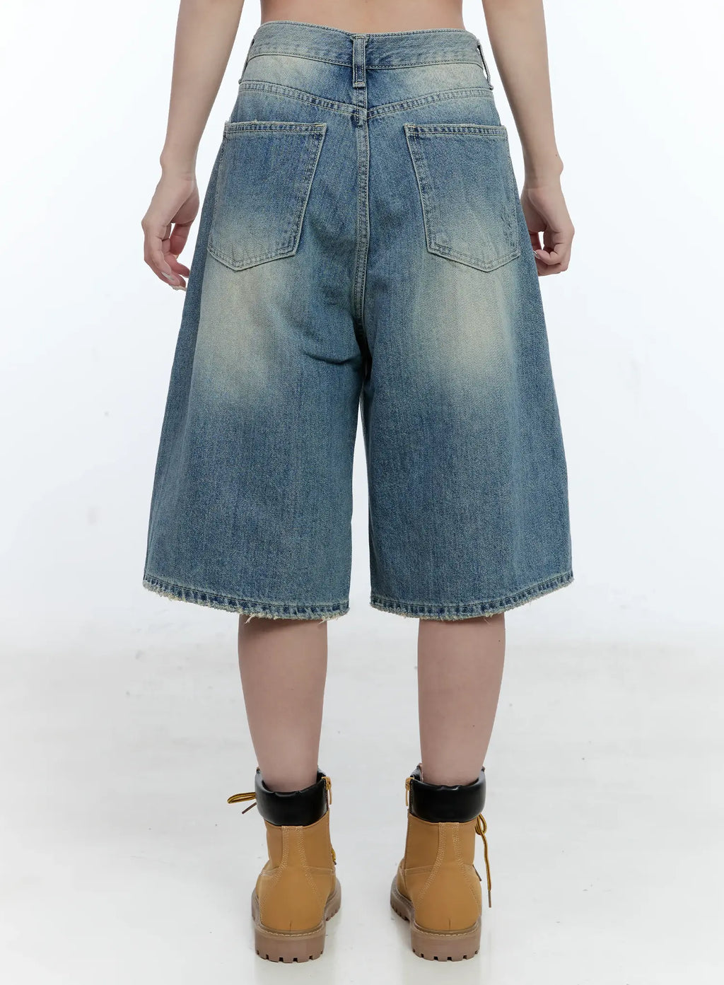 Washed Distressed Jorts CG501