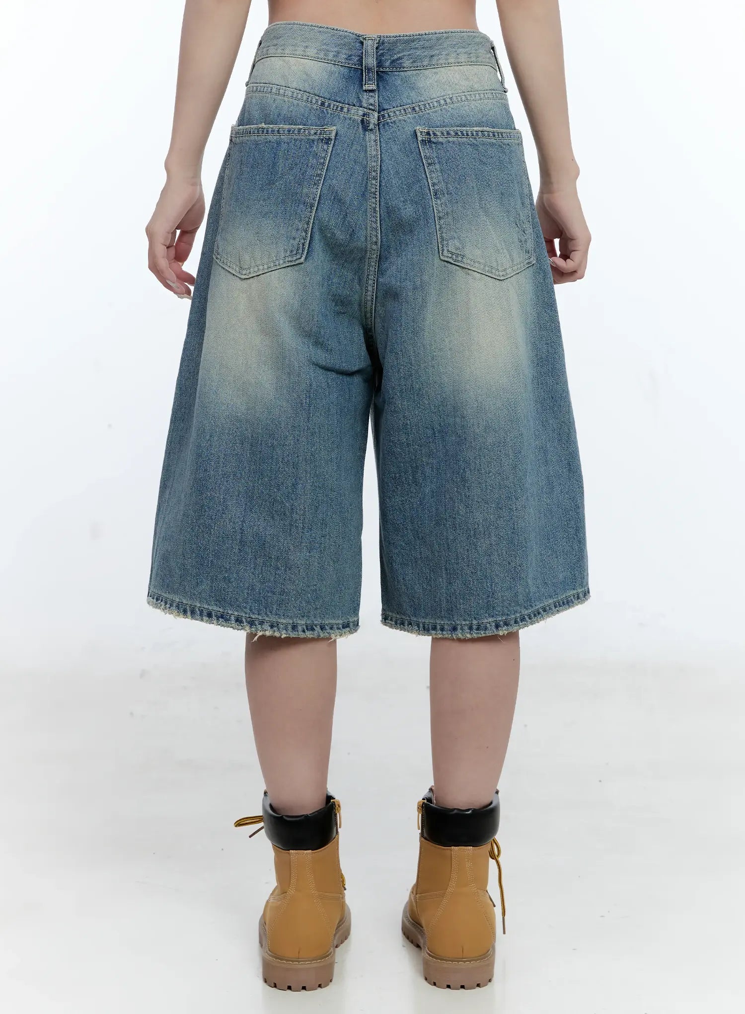 Washed Distressed Jorts CG501