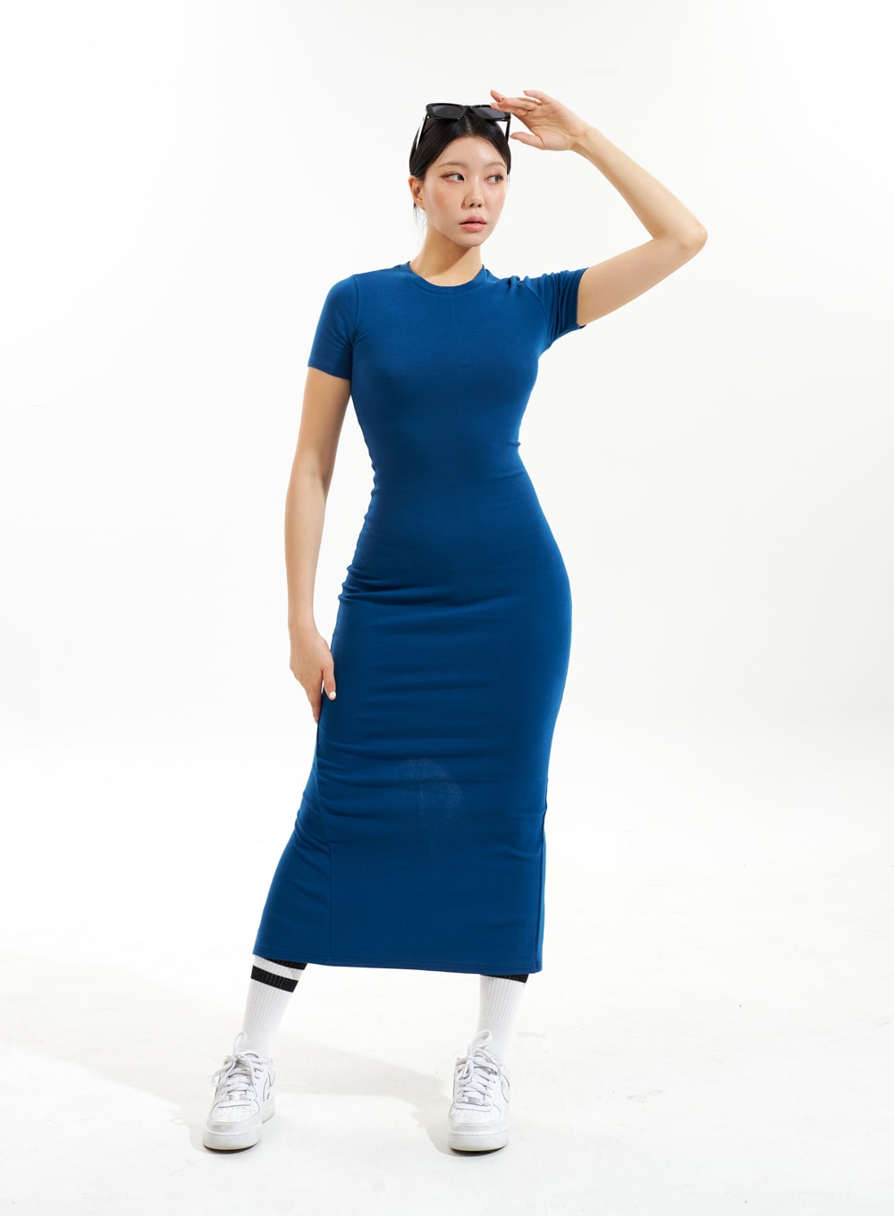 Crewneck Maxi Dress IU309