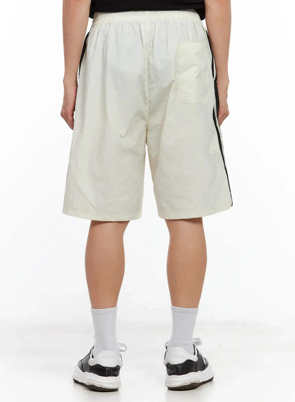 Men's Lightweight Striped Track Shorts IL516