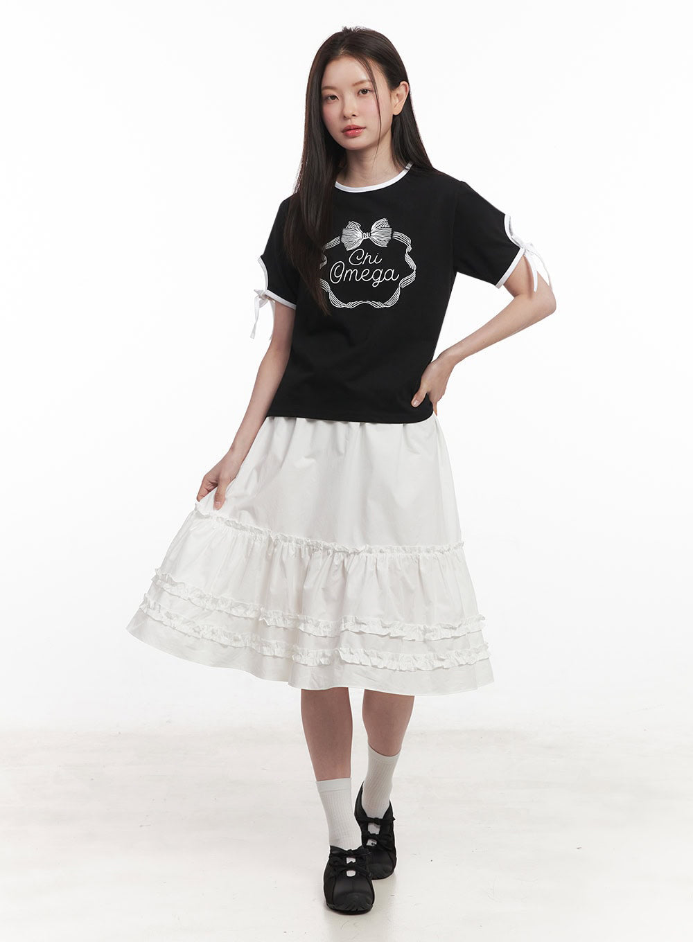 Ribbon Cut Graphic T-Shirt IY509