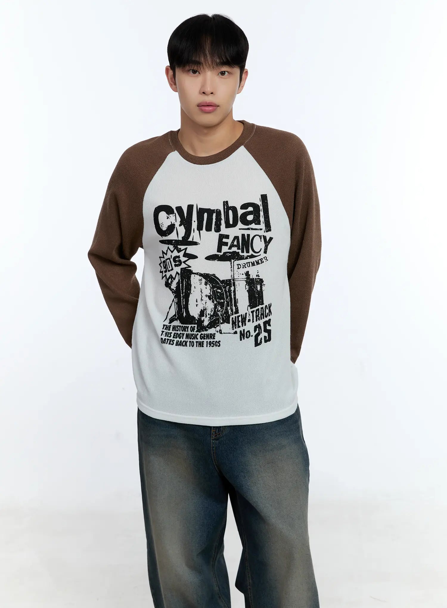 Men's Retro Long Sleeve Shirt IG519