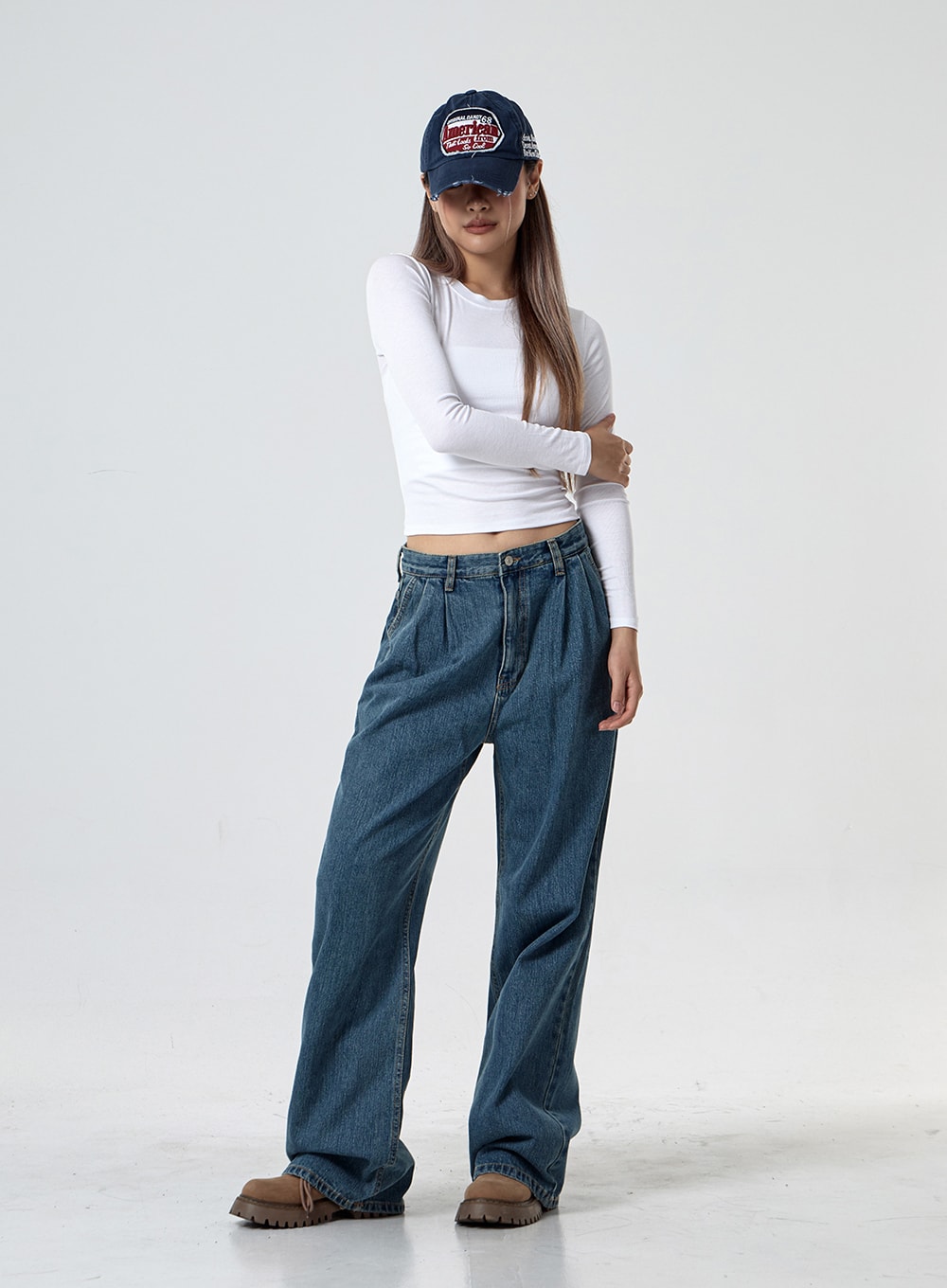 Basic Long Sleeve Crop Tee CG29