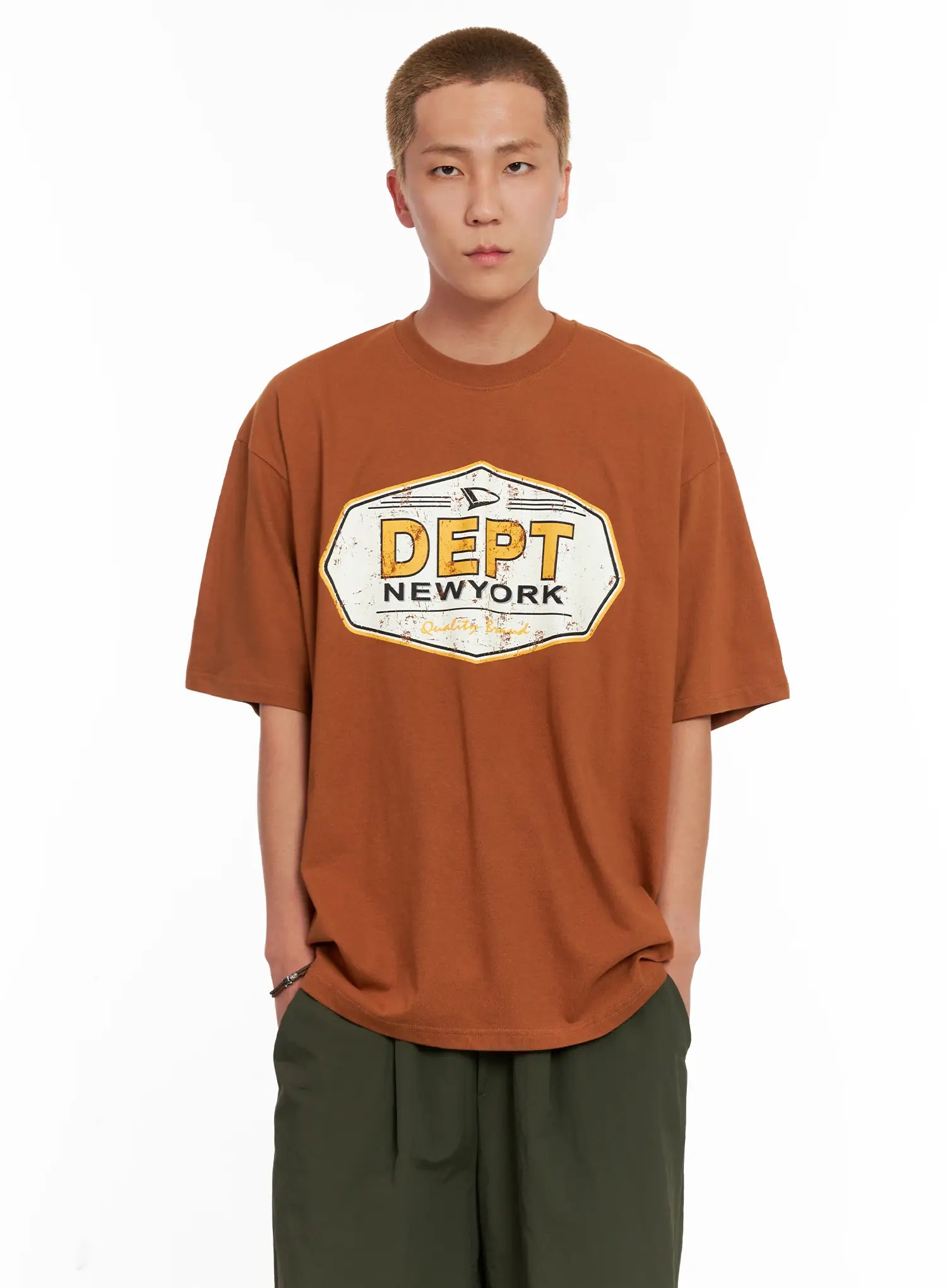 Men's "Dept New York" Graphic Tee IL518