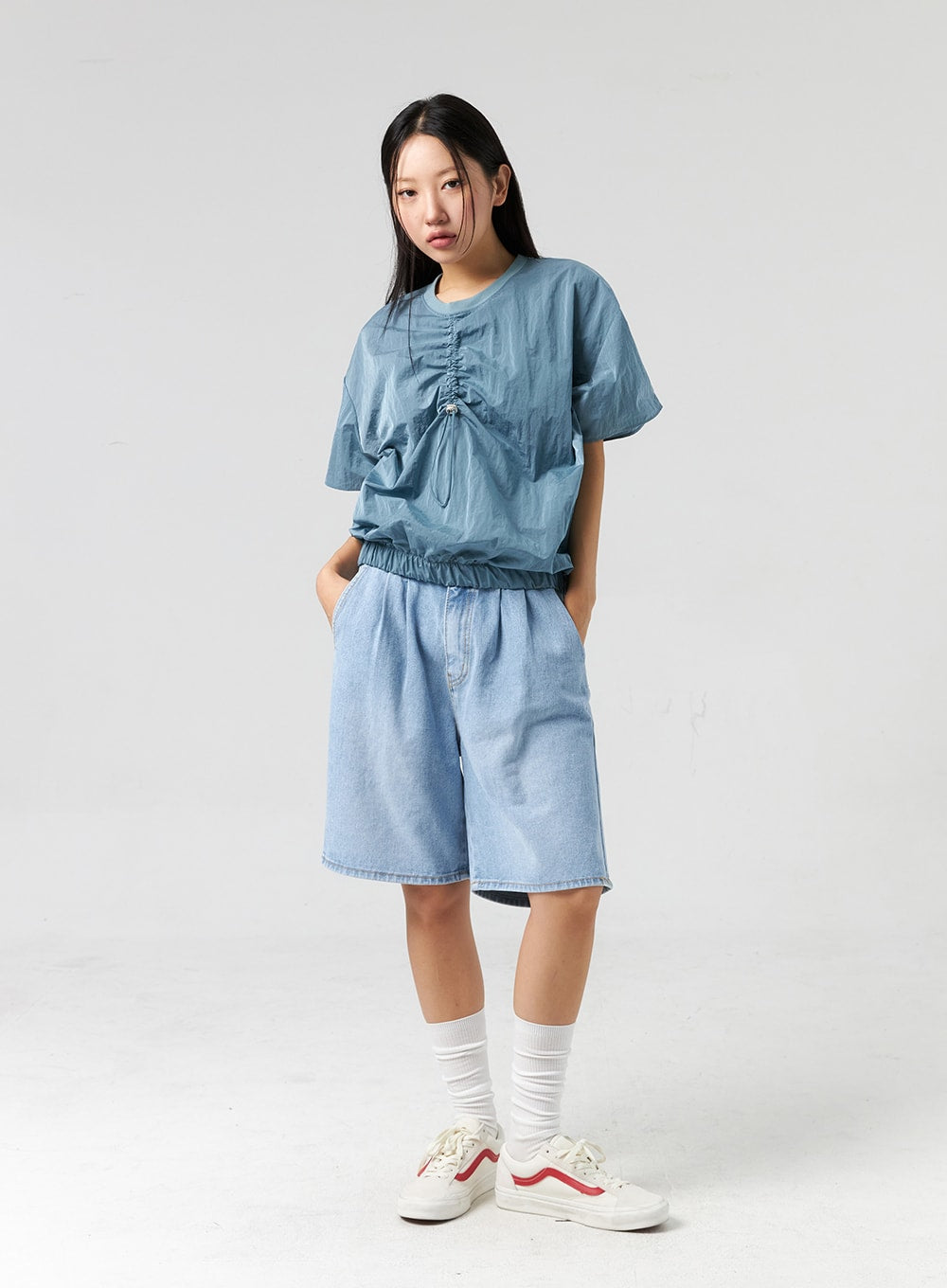 Denim Bermuda Shorts CL326