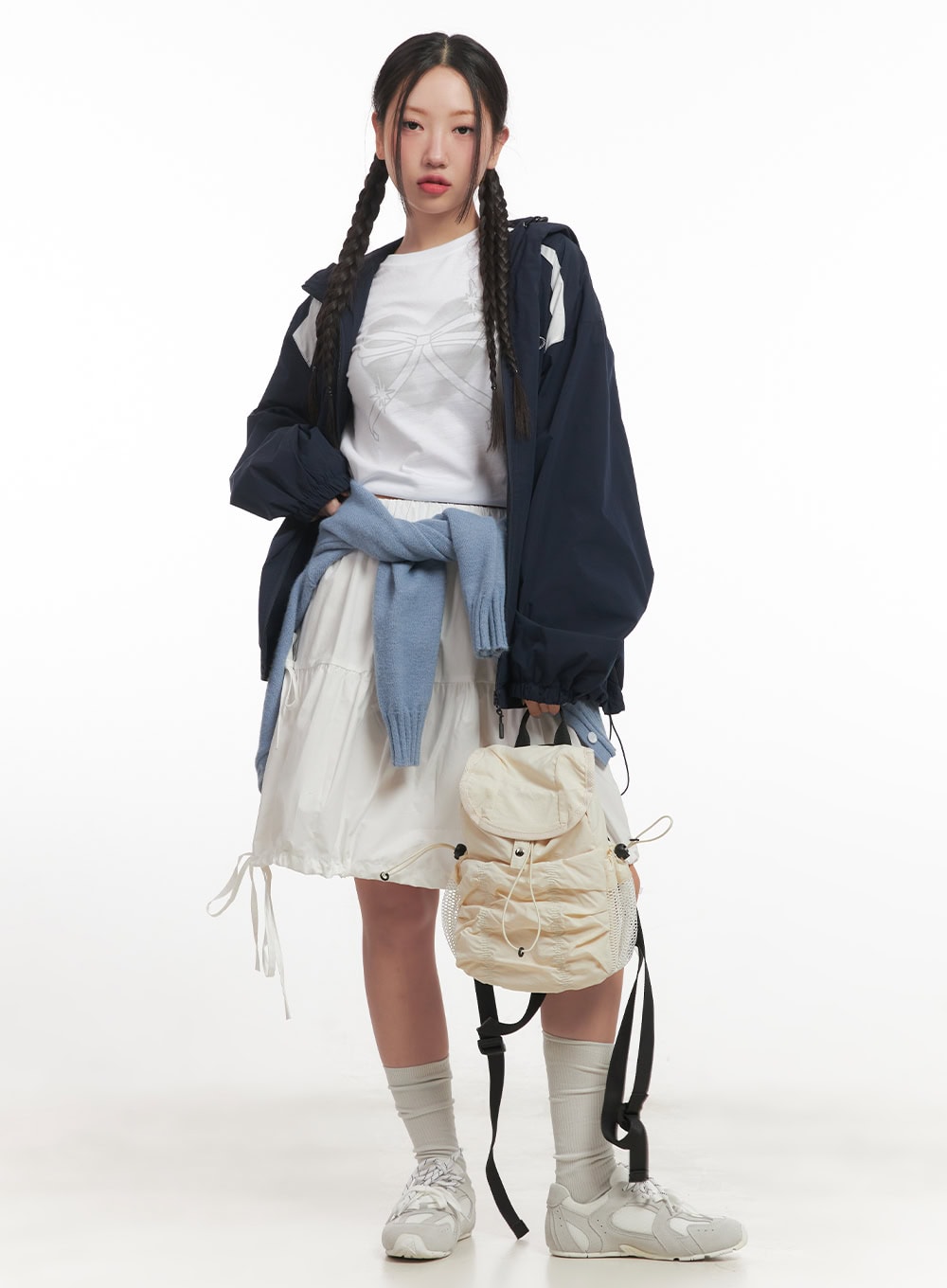 Classic Button V-Neck Cardigan CF524