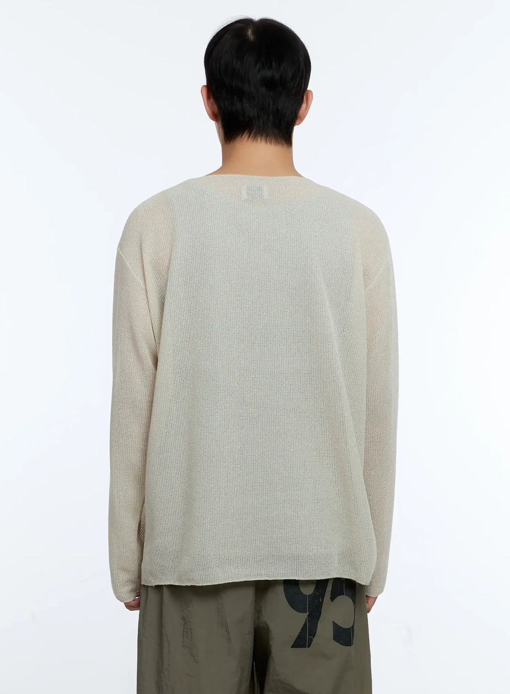 Men's Lightweight Long Sleeve Knit Top IG519