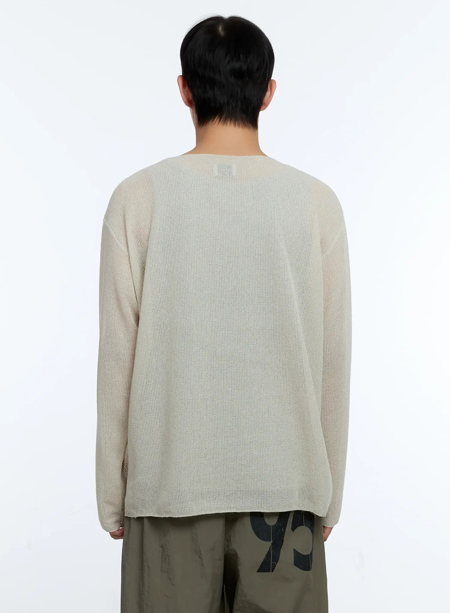 Men's Lightweight Long Sleeve Knit Top IG519