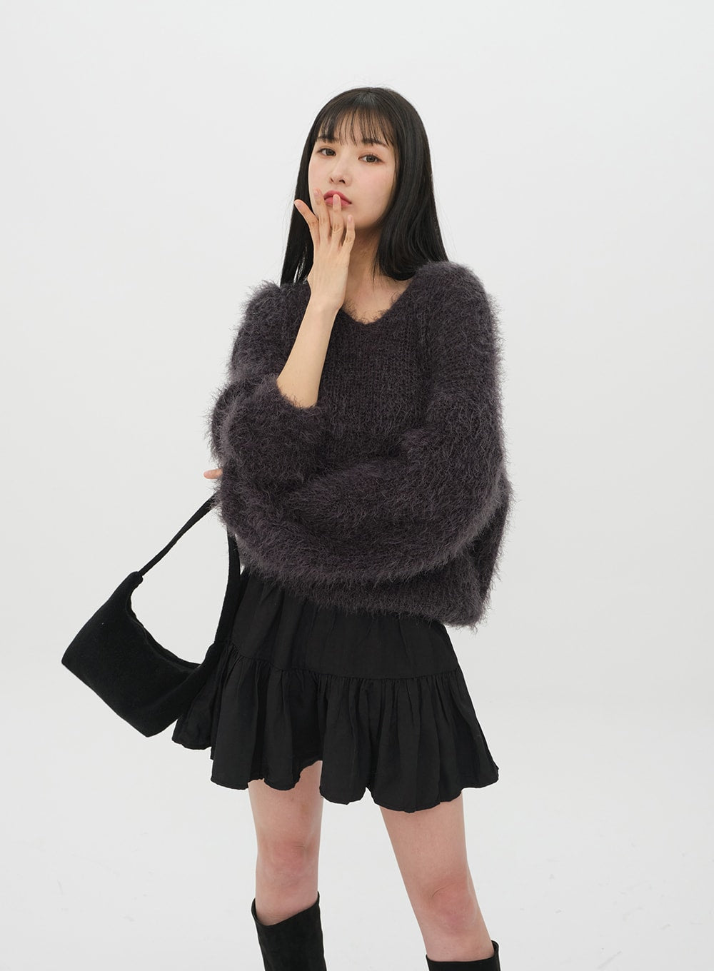 Tiered Mini Skirt J19